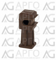 Держатель токоотвода, 6-8 мм H= 36 мм, пластик(коричневый) | АРГО